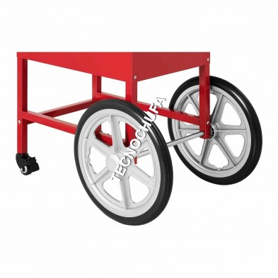 CARRITO ROJO PARA MAQUINAS DE PALOMITAS TECNOPOP DE 6, 8 Y 10 OZ.