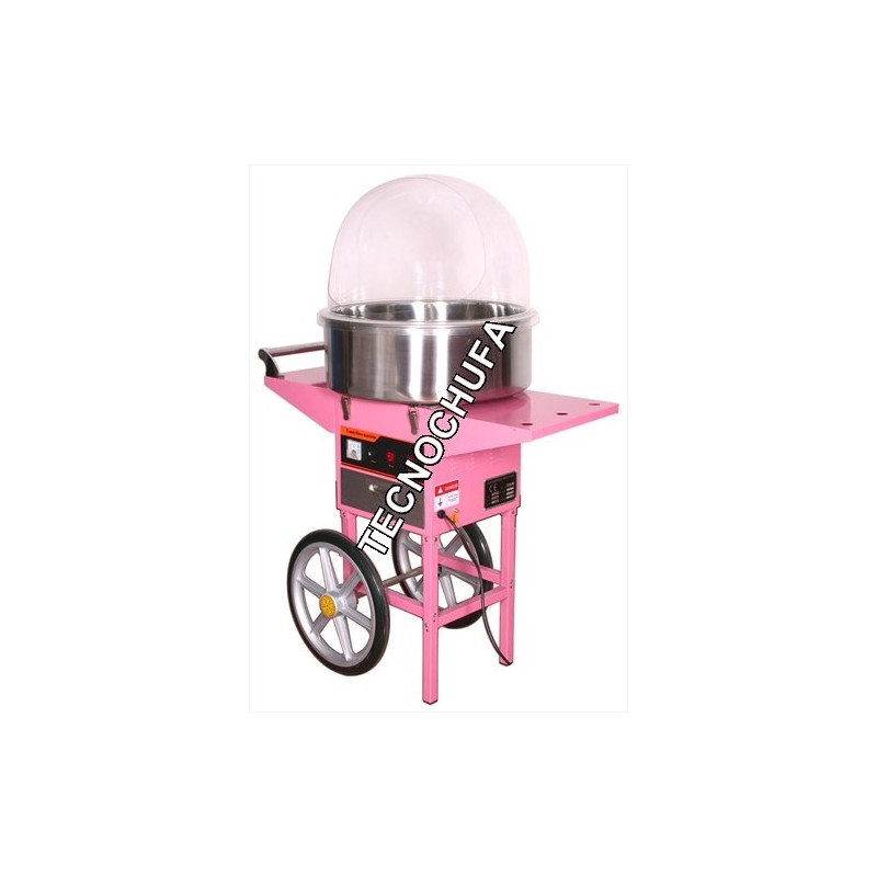 COTTON CANDY MACHINE TECNOCANDY 53 WITH CART